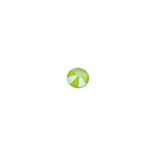 PRESTIGE Crystal, #H2038 Hotfix Round Flatback Rhinestone SS10, Lime Shiny LacquerPRO (1 Piece)