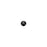PRESTIGE Crystal, #H2038 Hotfix Round Flatback Rhinestone SS8, Jet (1 Piece)