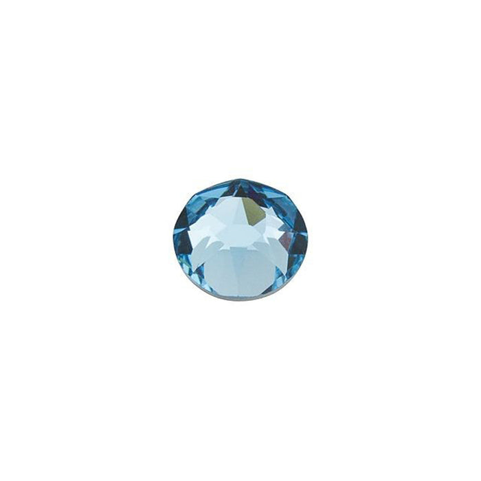 PRESTIGE Crystal, #H2078 Hotfix Round Flatback Rhinestone SS20, Aquamarine (1 Piece)