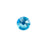 PRESTIGE Crystal, #H2078 Hotfix Round Flatback Rhinestone SS20, Electric Blue LacquerPRO DeLite (1 Piece)