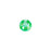 PRESTIGE Crystal, #H2078 Hotfix Round Flatback Rhinestone SS16, Electric Green LacquerPRO DeLite (1 Piece)