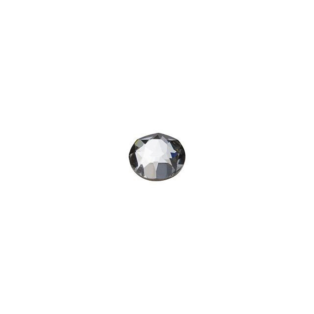 PRESTIGE Crystal, #H2078 Hotfix Round Flatback Rhinestone SS12, Crystal Silver Night (1 Piece)