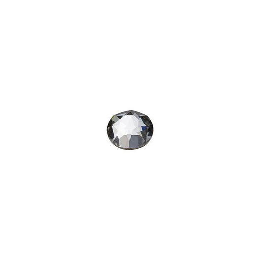PRESTIGE Crystal, #H2078 Hotfix Round Flatback Rhinestone SS12, Crystal Silver Night (1 Piece)