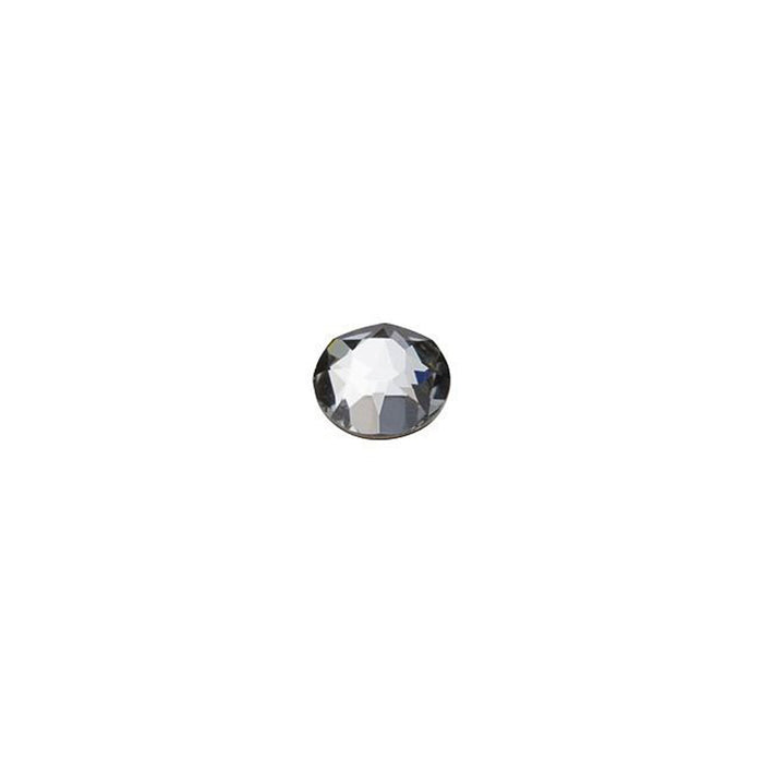 PRESTIGE Crystal, #H2078 Hotfix Round Flatback Rhinestone SS12, Crystal Silver Night (1 Piece)
