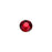 PRESTIGE Crystal, #H2078 Hotfix Round Flatback Rhinestone SS16, Light Siam (1 Piece)