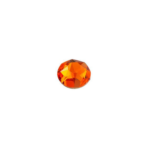 PRESTIGE Crystal, #H2078 Hotfix Round Flatback Rhinestone SS16, Sun (1 Piece)