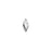 PRESTIGE Crystal, #H2201 Hotfix Marquise Flatback Rhinestone 8x3.5mm, Crystal (1 Piece)