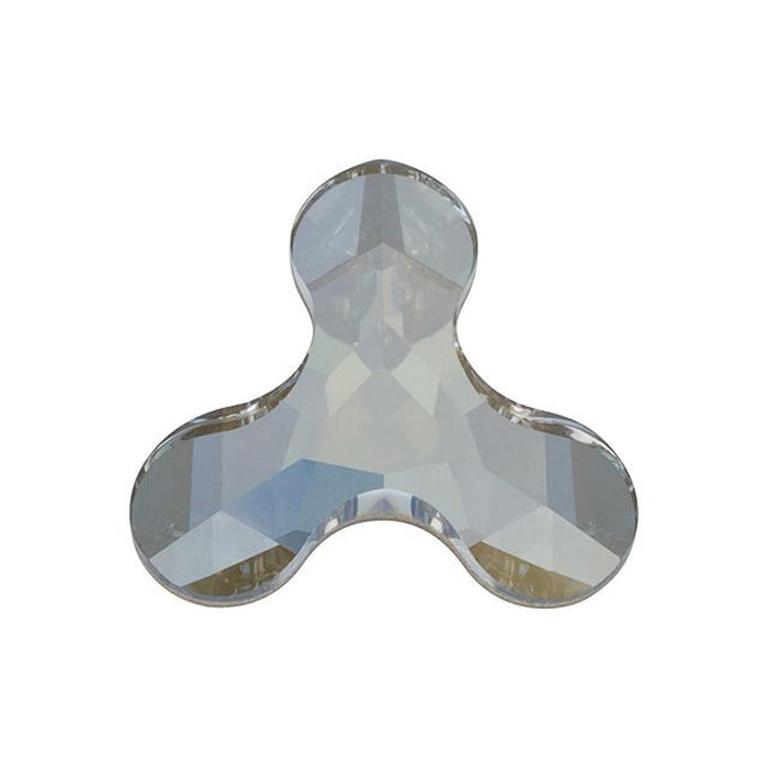 PRESTIGE Crystal, #H2708 Hotfix Molecule Flatback Rhinestone 12.5x13.5mm, Crystal Blue Shade (1 Piece)