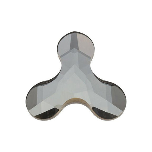 PRESTIGE Crystal, #H2708 Hotfix Molecule Flatback Rhinestone 12.5x13.5mm, Crystal Silver Night (1 Piece)