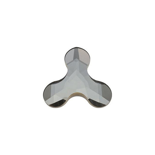 PRESTIGE Crystal, #H2708 Hotfix Molecule Flatback Rhinestone 8x8.5mm, Crystal Silver Night (1 Piece)