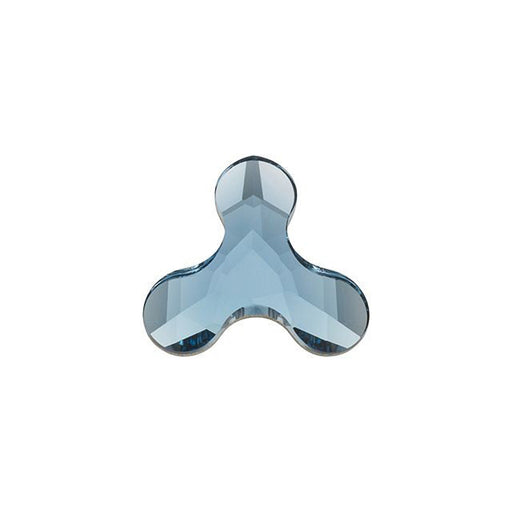 PRESTIGE Crystal, #H2708 Hotfix Molecule Flatback Rhinestone 8x8.5mm, Denim Blue (1 Piece)