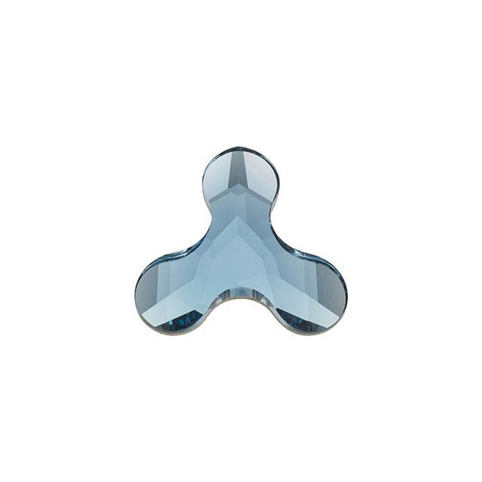 PRESTIGE Crystal, #H2708 Hotfix Molecule Flatback Rhinestone 8x8.5mm, Denim Blue (1 Piece)