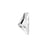 PRESTIGE Crystal, #H2738 Hotfix Triangle Alpha Flatback Rhinestone 10x5mm, Crystal (1 Piece)