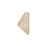 PRESTIGE Crystal, #H2738 Hotfix Triangle Alpha Flatback Rhinestone 10x5mm, Ivory Cream Shiny LacquerPRO (1 Piece)