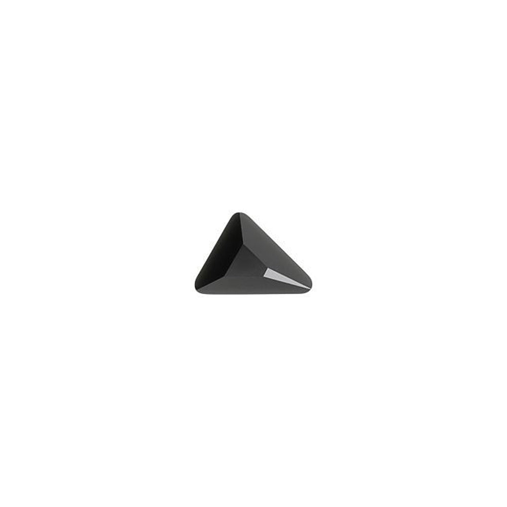 PRESTIGE Crystal, #H2739 Hotfix Triangle Beta Flatback Rhinestone 5.8x5.3mm, Jet (1 Piece)