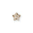 PRESTIGE Crystal, #H2754 Hotfix Star Flower Flatback Rhinestone 6mm, Crystal Golden Shadow (1 Piece)