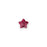 PRESTIGE Crystal, #H2754 Hotfix Star Flower Flatback Rhinestone 4mm, Scarlet (1 Piece)