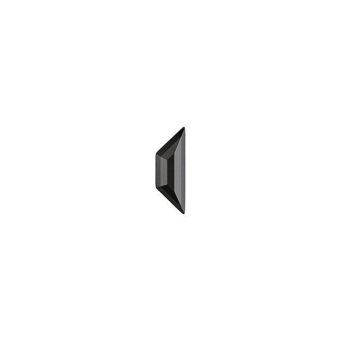 PRESTIGE Crystal, #H2772 Hotfix Trapeze Flatback Rhinestone 6.5x2.1mm, Jet (1 Piece)
