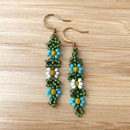 Summer Blossoms Daisy Chain Earrings