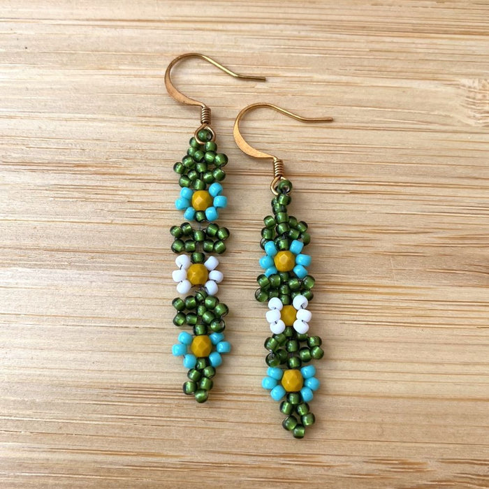Summer Blossoms Daisy Chain Earrings