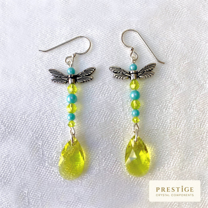 Dragonfly Drop Earrings