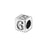 Number Bead, Cube "6" 4.5mm, Sterling Silver (1 Piece)