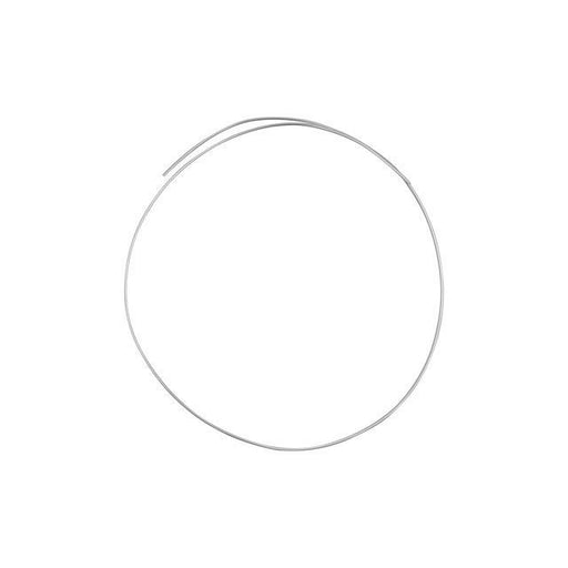 Craft Wire, Round 12 Gauge Half Hard, Sterling Silver (1 Foot)