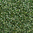Toho Aiko Seed Beads, 11/0 #1007 'Gold-Lined Peridot' (4 Grams)