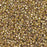 Toho Aiko Seed Beads, 11/0 #1042 'Orange-Lined Lt Peridot' (4 Grams)