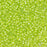 Toho Aiko Seed Beads, 11/0 #1045 'Yellow-Lined Lemon Lime' (4 Grams)