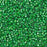 Toho Aiko Seed Beads, 11/0 #1051 'Shamrock-Lined Peridot' (4 Grams)