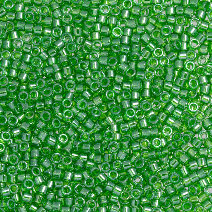 Toho Aiko Seed Beads, 11/0 #108 'Transparent Peridot Luster' (4 Grams)