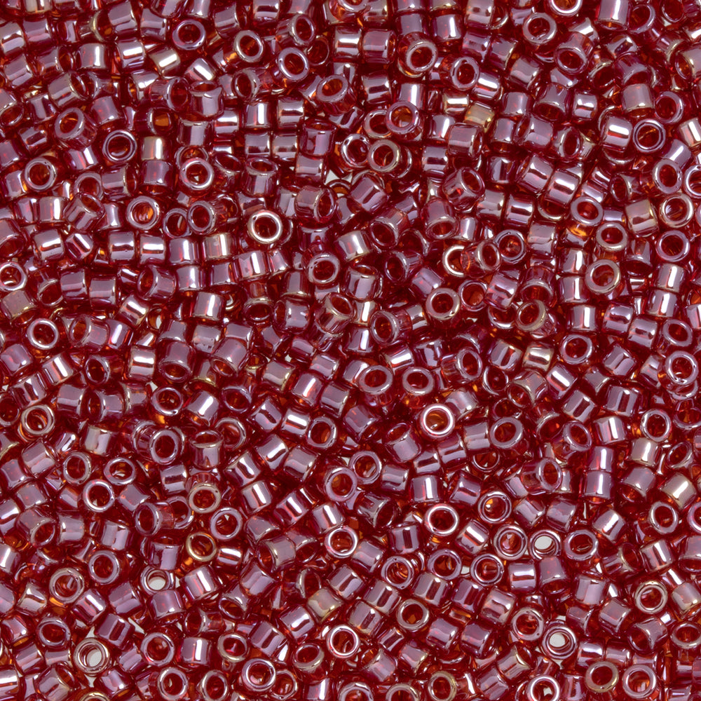 Toho Aiko Seed Beads, 11/0 #109C 'Transparent Ruby Luster' (4 Grams)