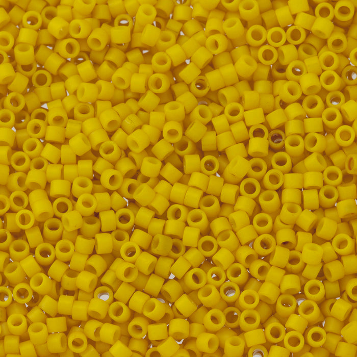 Toho Aiko Seed Beads, 11/0 #1604F 'Opaque Matte Tuscan Orange' (4 Grams)
