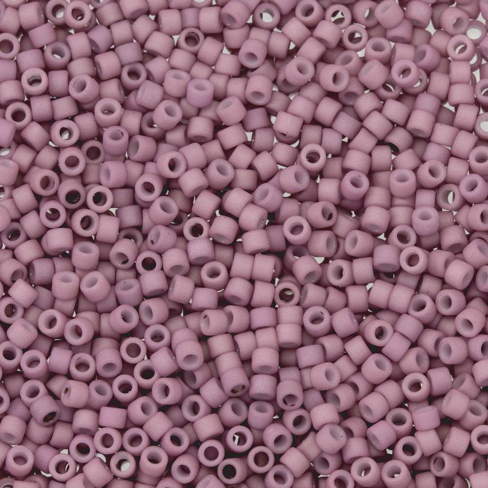 Toho Aiko Seed Beads, 11/0 #1632F 'Opaque Matte Gold Amethyst' (4 Grams)