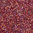 Toho Aiko Seed Beads, 11/0 #1824 'Orange-Lined Alexandrite Rainbow' (4 Grams)