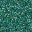Toho Aiko Seed Beads, 11/0 #1833 'Teal-Lined Lt Sapphire Rainbow' (4 Grams)