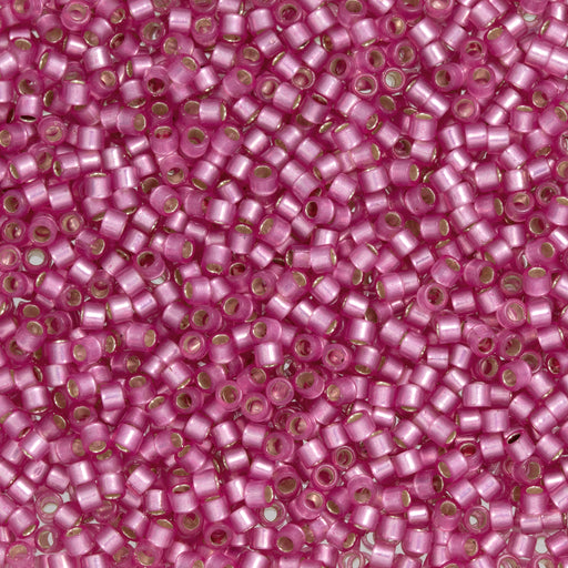 Toho Aiko Seed Beads, 11/0 #2106 'Translucent Silver-Lined Mauve' (4 Grams)