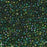 Toho Aiko Seed Beads, 11/0 #249 'Emerald-Lined Peridot' (4 Grams)
