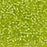 Toho Aiko Seed Beads, 11/0 #24 'Transparent Silver-Lined Lime Green' (4 Grams)