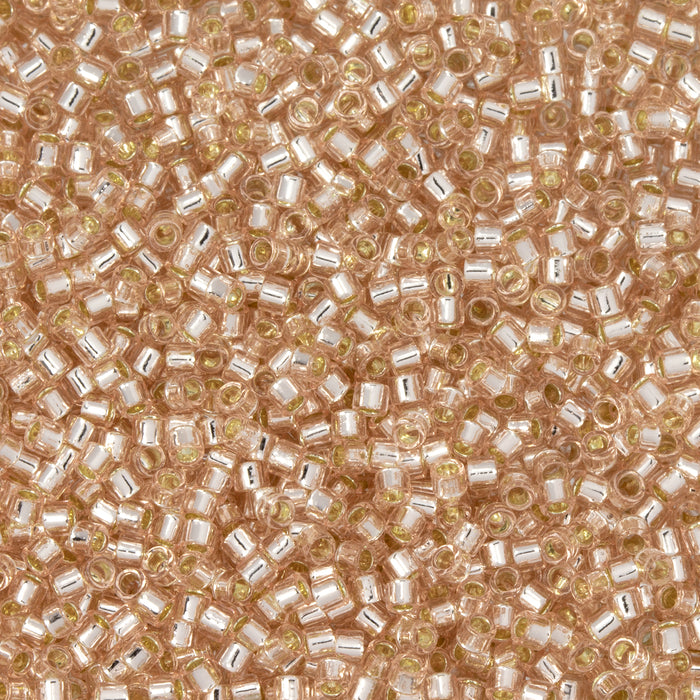 Toho Aiko Seed Beads, 11/0 #31 'Transparent Silver-Lined Rosaline' (4 Grams)