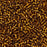 Toho Aiko Seed Beads, 11/0 #34 'Transparent Silver-Lined Smokey Topaz' (4 Grams)