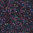 Toho Aiko Seed Beads, 11/0 #381 'Oxblood-Lined Aqua' (4 Grams)
