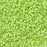 Toho Aiko Seed Beads, 11/0 #404F 'Opaque Matte Sour Apple Rainbow' (4 Grams)