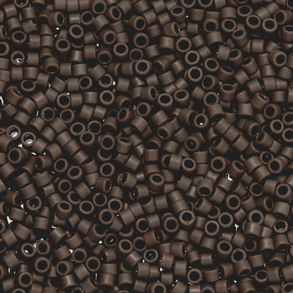 Toho Aiko Seed Beads, 11/0 #46F 'Opaque Frosted Oxblood' (4 Grams)