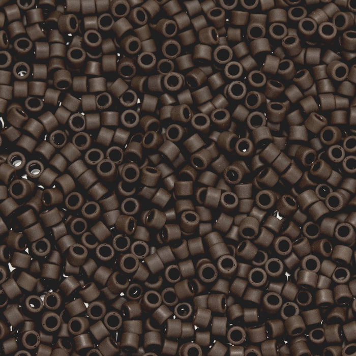 Toho Aiko Seed Beads, 11/0 #46F 'Opaque Frosted Oxblood' (4 Grams)
