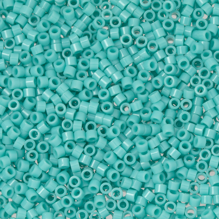 Toho Aiko Seed Beads, 11/0 #55 'Opaque Turquoise' (4 Grams)