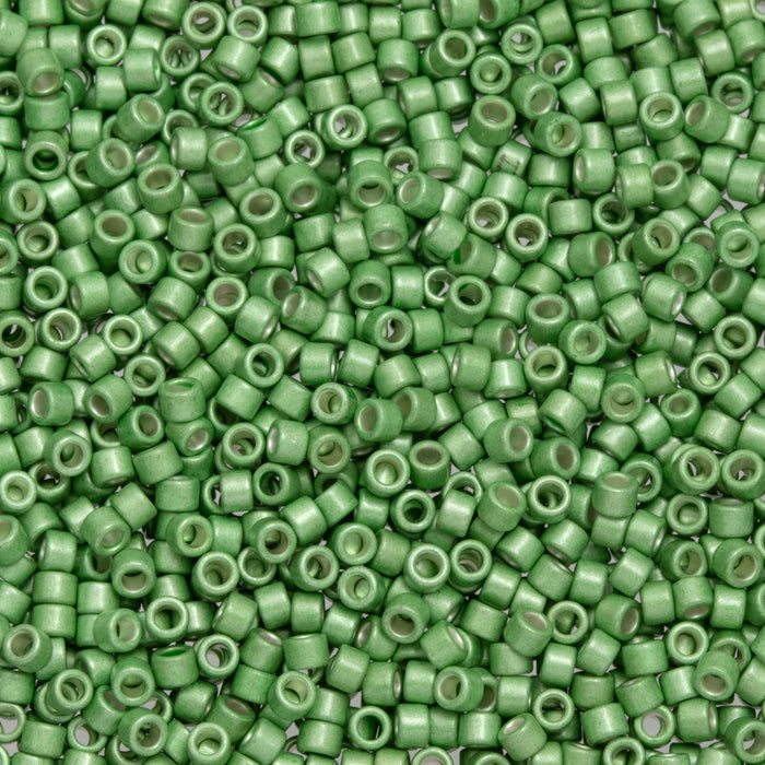 Toho Aiko Seed Beads, 11/0 #560F 'Galvanized Matte Sea Foam' (4 Grams)