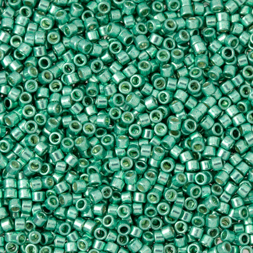 Toho Aiko Seed Beads, 11/0 #561 'Galvanized Green Teal' (4 Grams)