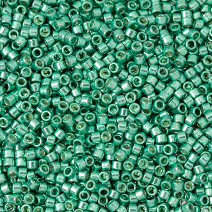 Toho Aiko Seed Beads, 11/0 #561 'Galvanized Green Teal' (4 Grams)
